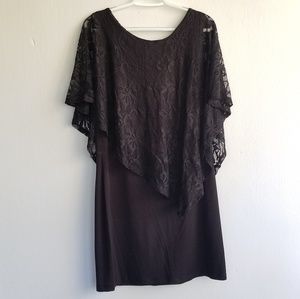 Bodycon and Lace Little Black Dress